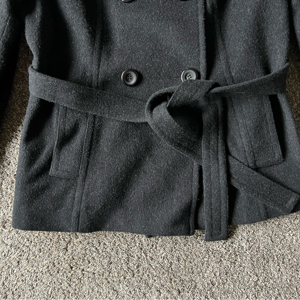 Jonathan Michael Black Lambswool Double Breasted … - image 7